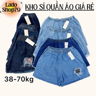 Quần short jean nữ form rộng vải đẹp form chuẩn loại 1
