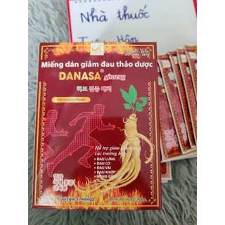 Cao dán sâm giảm đau thảo dược bịch 5 miếng nóng thơm