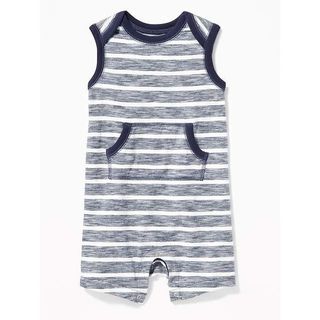 Romper cho bé trai sơ sinh 0-24m ON ba lỗ sát nách Body đùi mùa hè newborn xuất dư cho bé Áo liền quần bé trai