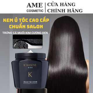 Kem ủ tóc cao cấp 500ml trứng cá muối kim cương đen K'AASENE phục hồi tóc hư tổn khô xơ chẻ ngọn AME COSMETICS