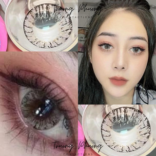 Kính áp tròng 0 độ sapphire gray | giãn to
