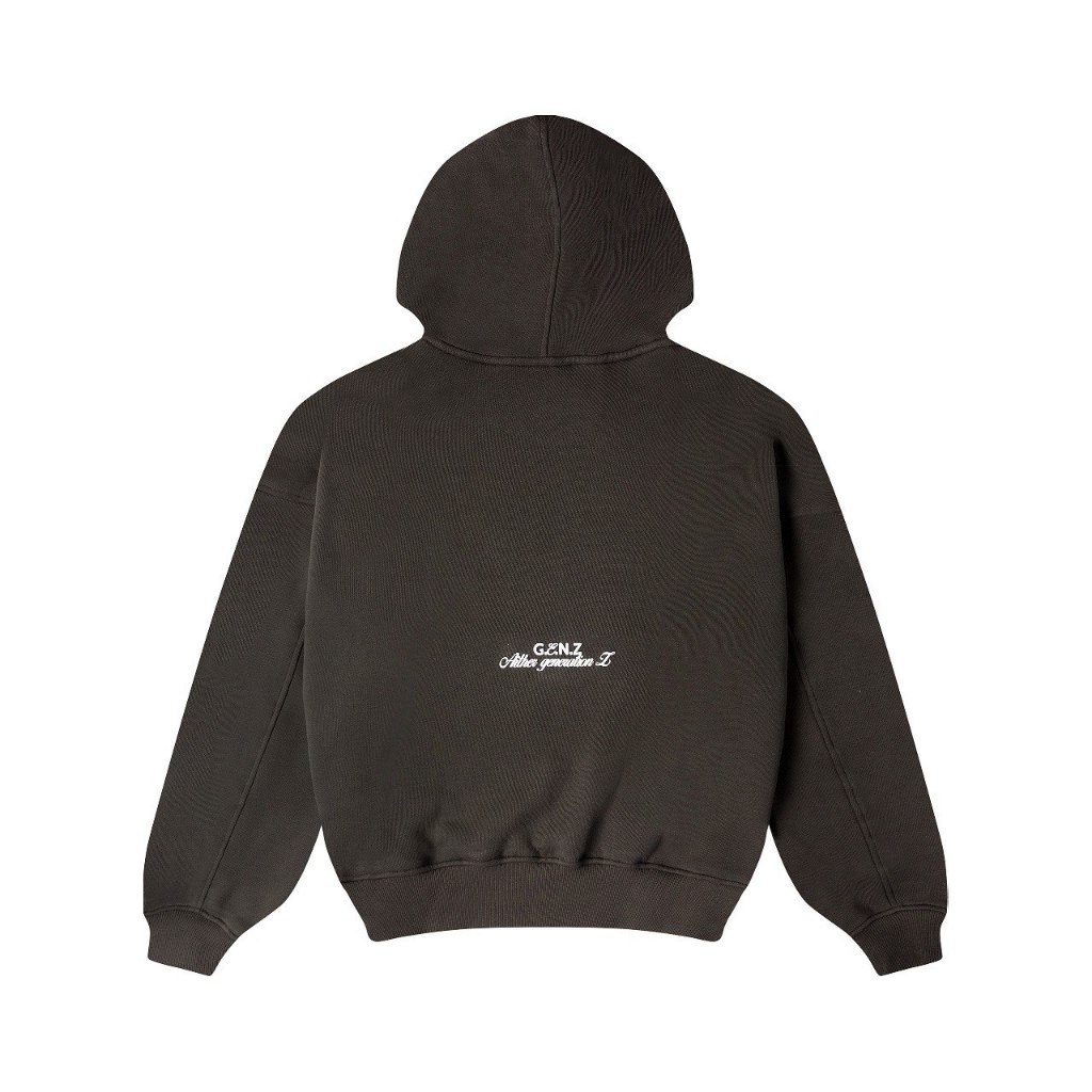 AITHER STUDIO Áo nỉ Hoodie gen Z form Boxy