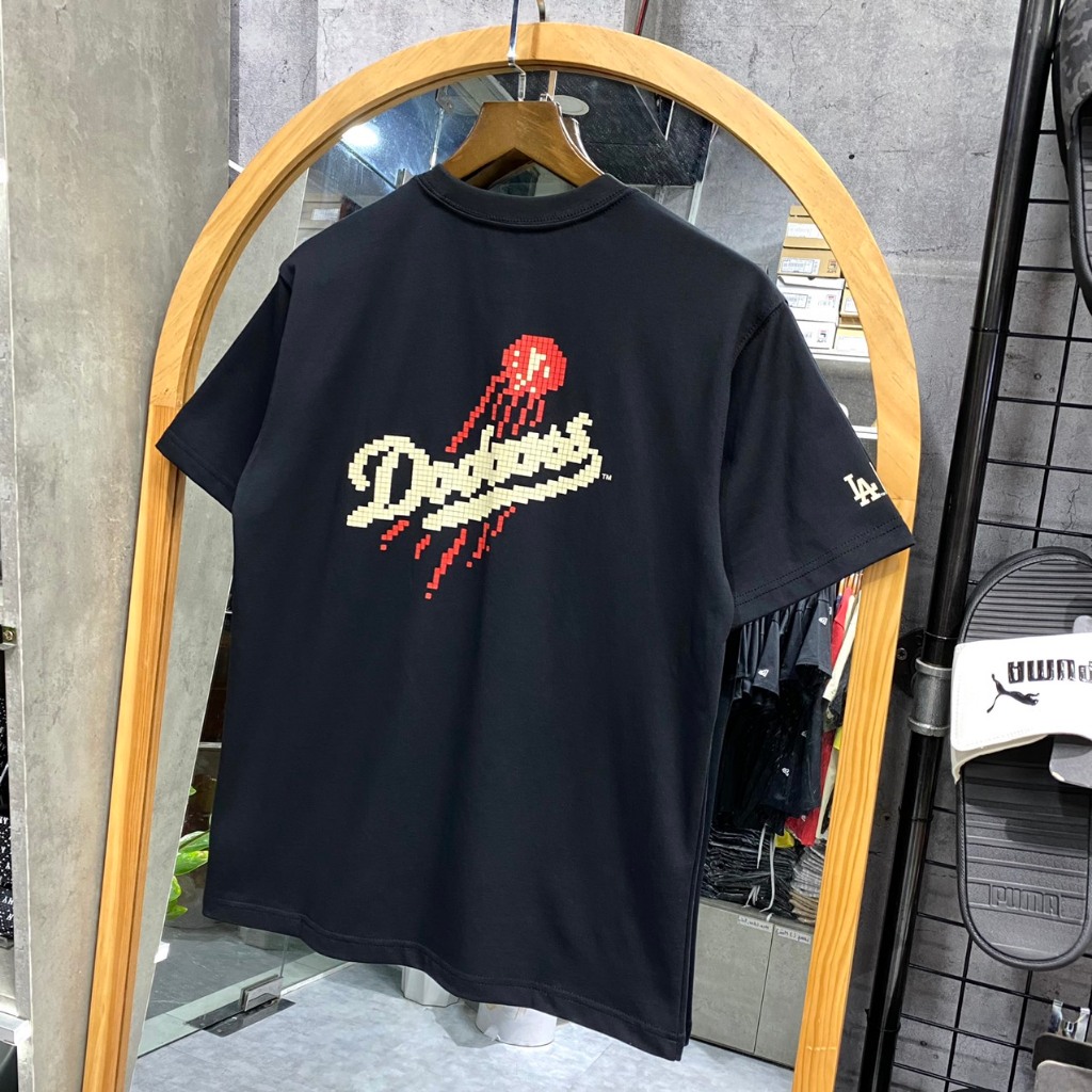 NEW ERA TEE - LA DODGERS ĐEN ( AUTH )