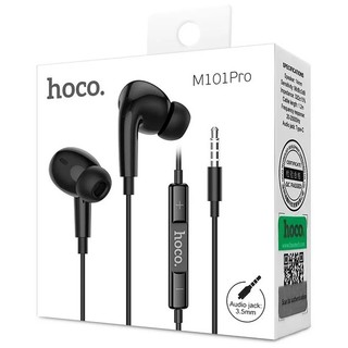 Tai nghe hoco m101 pro chui 3.5. tai nghe nhét tai hoco m101 pro có micro nút bấm âm lượng trên tai