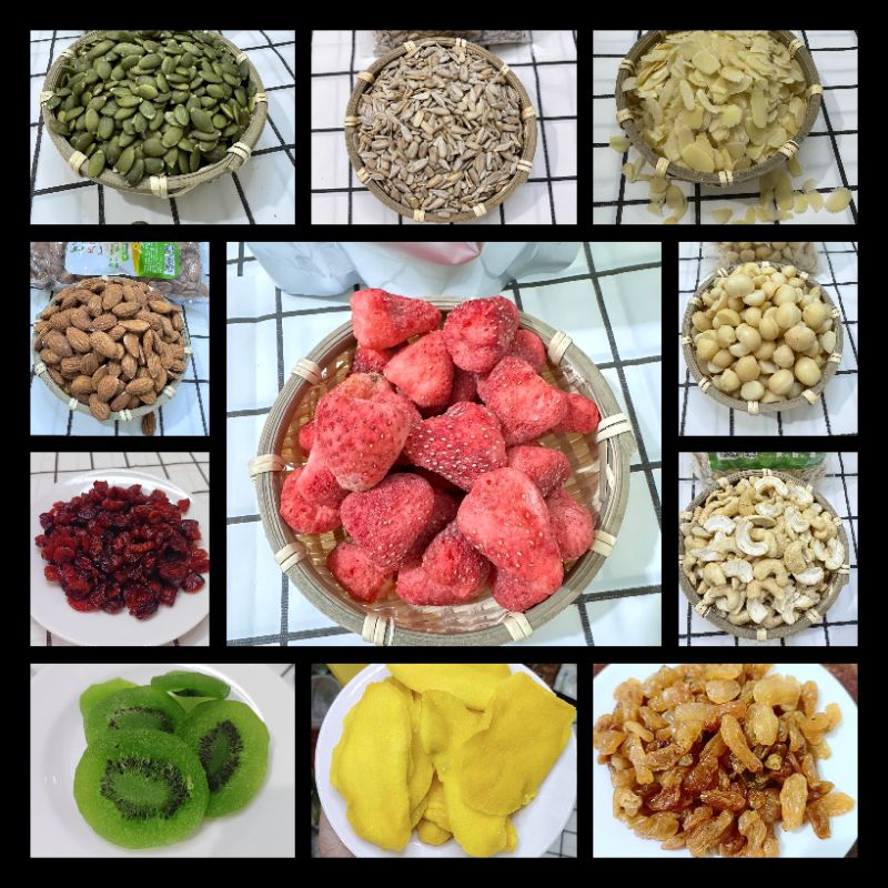 Set nguyên liệu làm kẹo Nougat tự chọn, nguyên liệu làm bánh