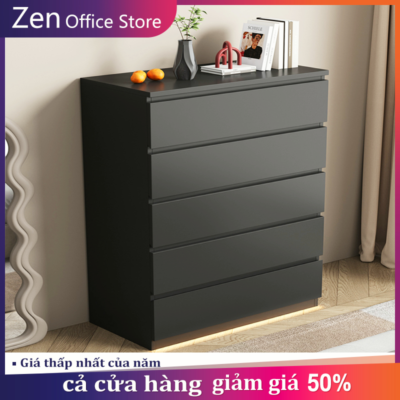 ZEN Tủ gỗ đa năng tủ ngăn kéo gỗ tủ đa năng 3/4/5 ngăn kéo