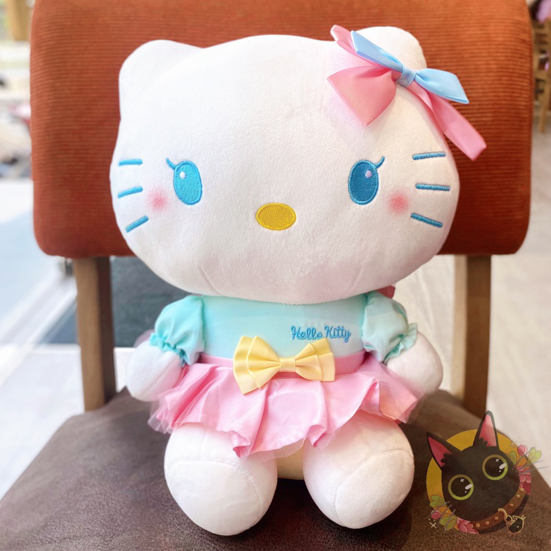 💕SANRIO💕 Gấu bông Hello Kitty mặc váy xinh xắn _ Thú nhồi bông Hello Kitty Sanrio siêu dễ thương