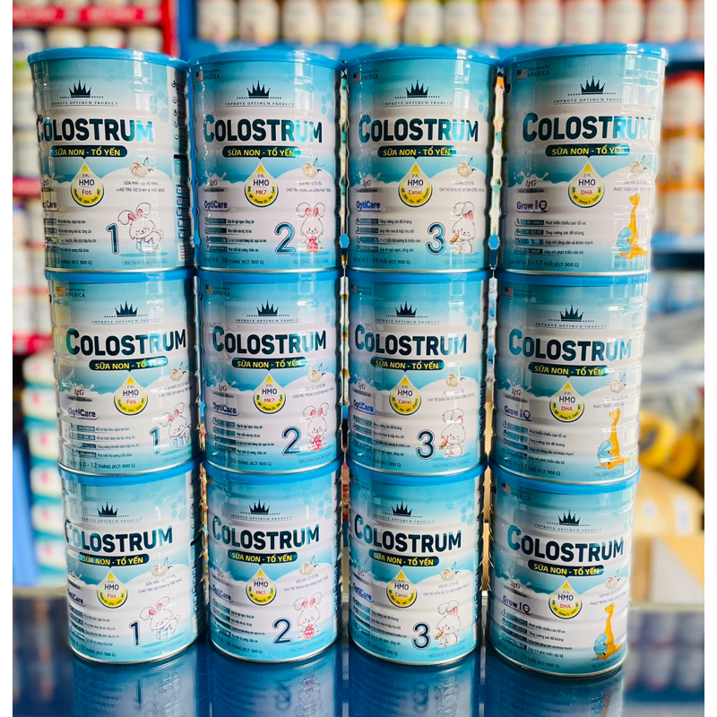 Sữa Bột Colostrum Sữa Non Tổ Yến 1/2/3/Grow (900g)