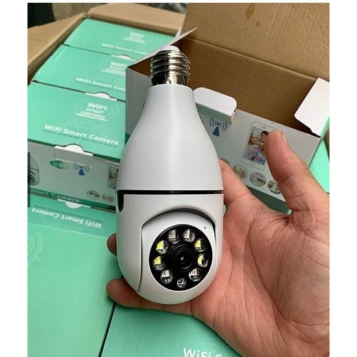 Camera Wifi Yoosee PTZ 5.0Mpx bóng đèn Q16-F-1, xoay 360°, Đàm Thoại 2 Chiều, Xem Đêm Có Màu, Bảo Hành 12 Tháng