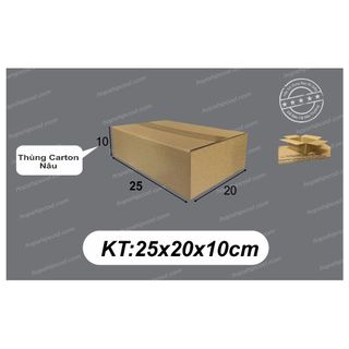25x20x10 cm thùng carton đóng hàng