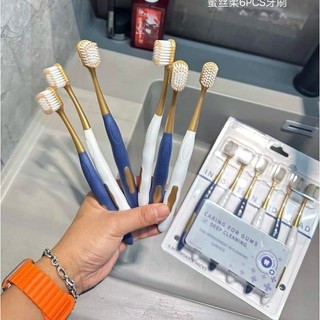 SET 6 BÀN CHẢI NỘI ĐỊA LÔNG MỀM