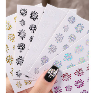 Sticker nail tết trang trí móng mã mới