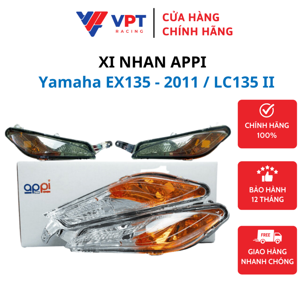Xi nhan Appi cho xe Yamaha EX135 - 2011 / LC135 II