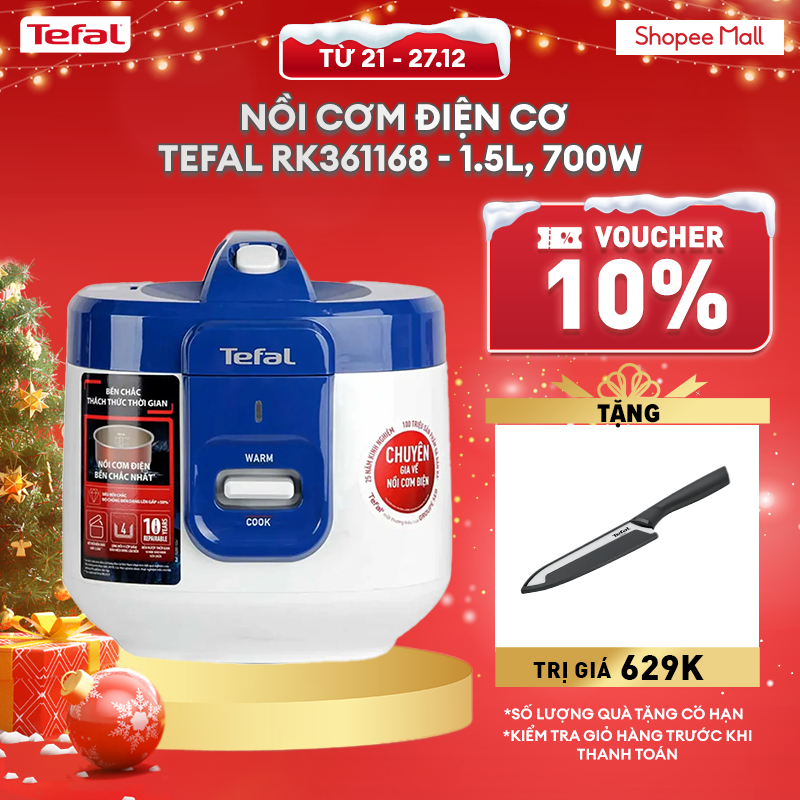 Nồi cơm điện cơ Tefal RK361168 - 1.5L, 700W