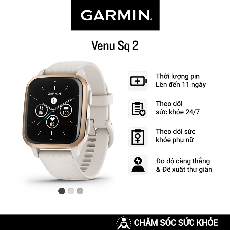 Đồng Hồ Thông Minh Garmin Venu Sq 2 Music  - Hàng Chính Hãng