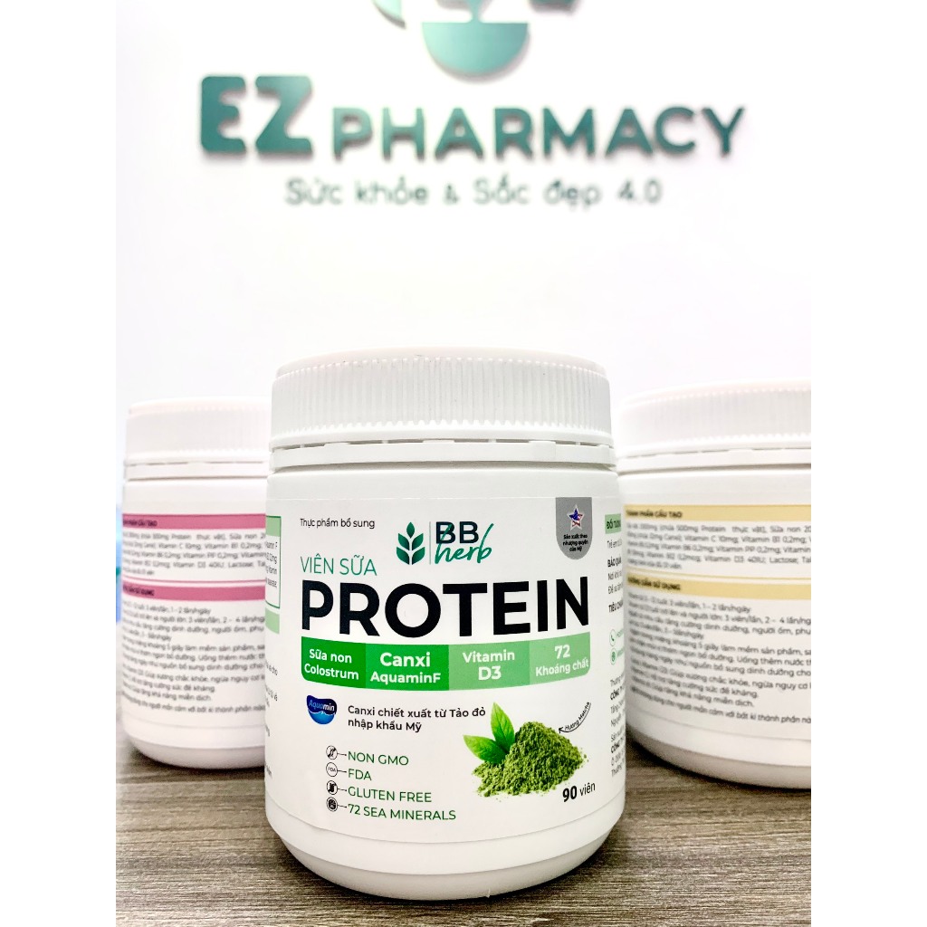 Viên sữa Protein BB Herb-Tăng cường dinh dưỡng-Tăng khả năng miễn dịch-Giúp xương chắc khỏe