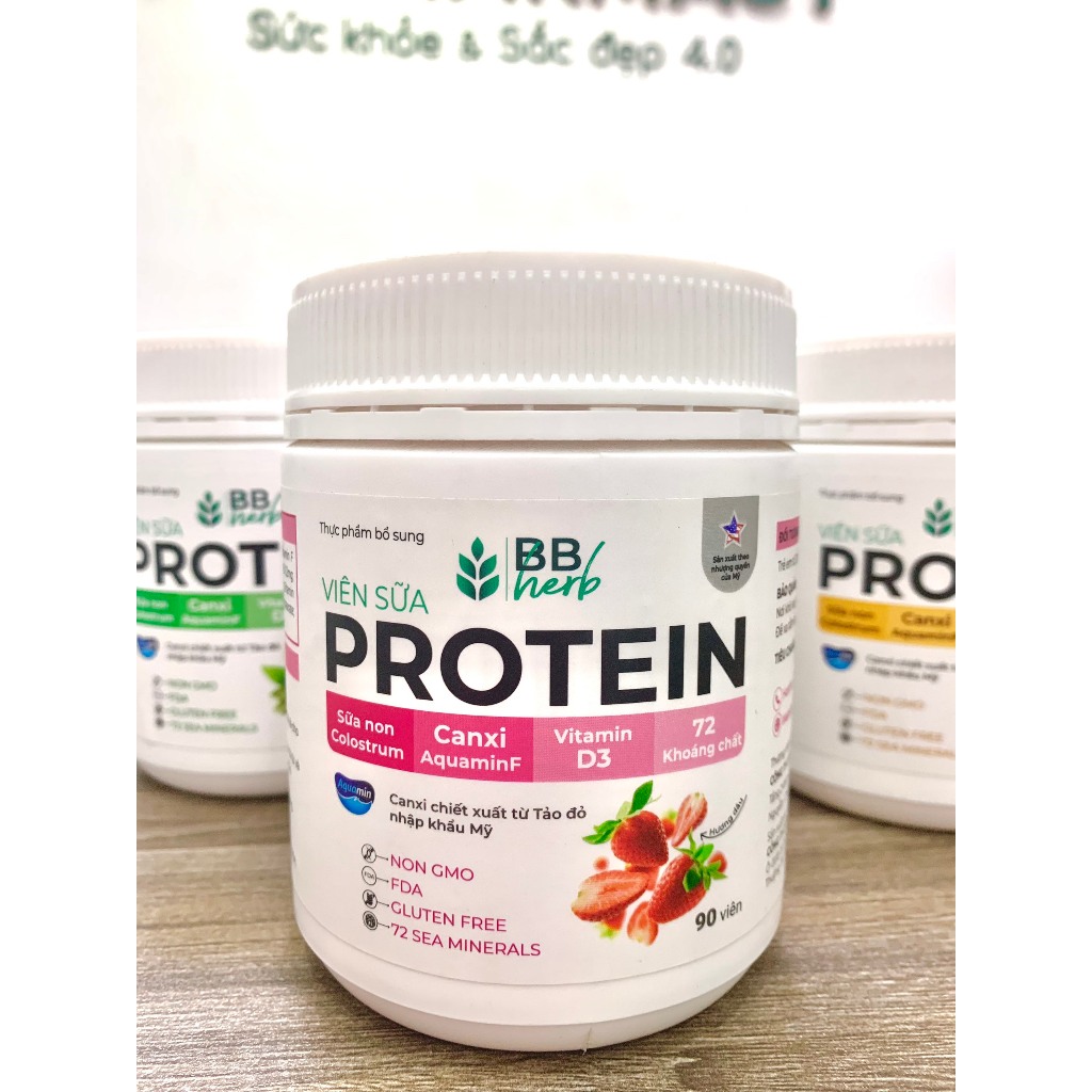 Viên sữa Protein BB Herb-Tăng cường dinh dưỡng-Tăng khả năng miễn dịch-Giúp xương chắc khỏe