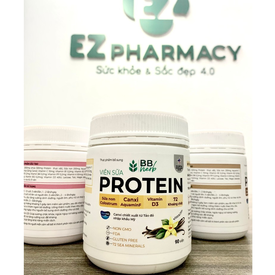 Viên sữa Protein BB Herb-Tăng cường dinh dưỡng-Tăng khả năng miễn dịch-Giúp xương chắc khỏe