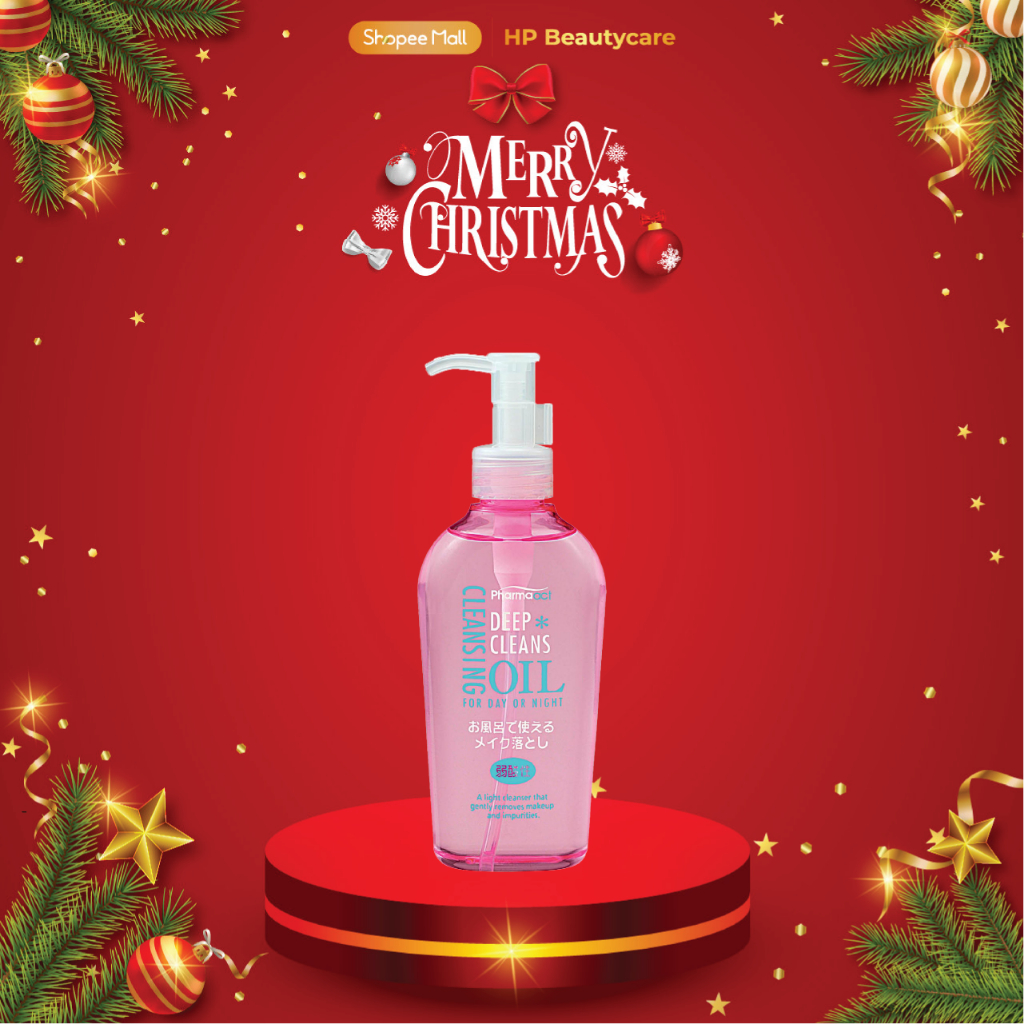 Dầu Tẩy Trang Pharmaact Deep Cleansing Oil Làm Sạch Lớp Trang Điểm Và Mịn Da 160mL (Combo Dầu Tẩy Trang Và Set 24ML)