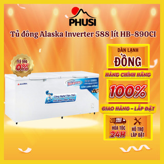[MIỄN PHÍ GIAO LẮP] Tủ đông Alaska HB-890CI 890L Inverter 1 ngăn đông dàn đồng