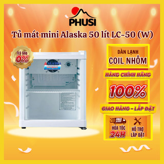 [LC-50W] - [MIỄN PHÍ GIAO LẮP] - Tủ mát mini Alaska 50 lít LC-50 (Trắng)