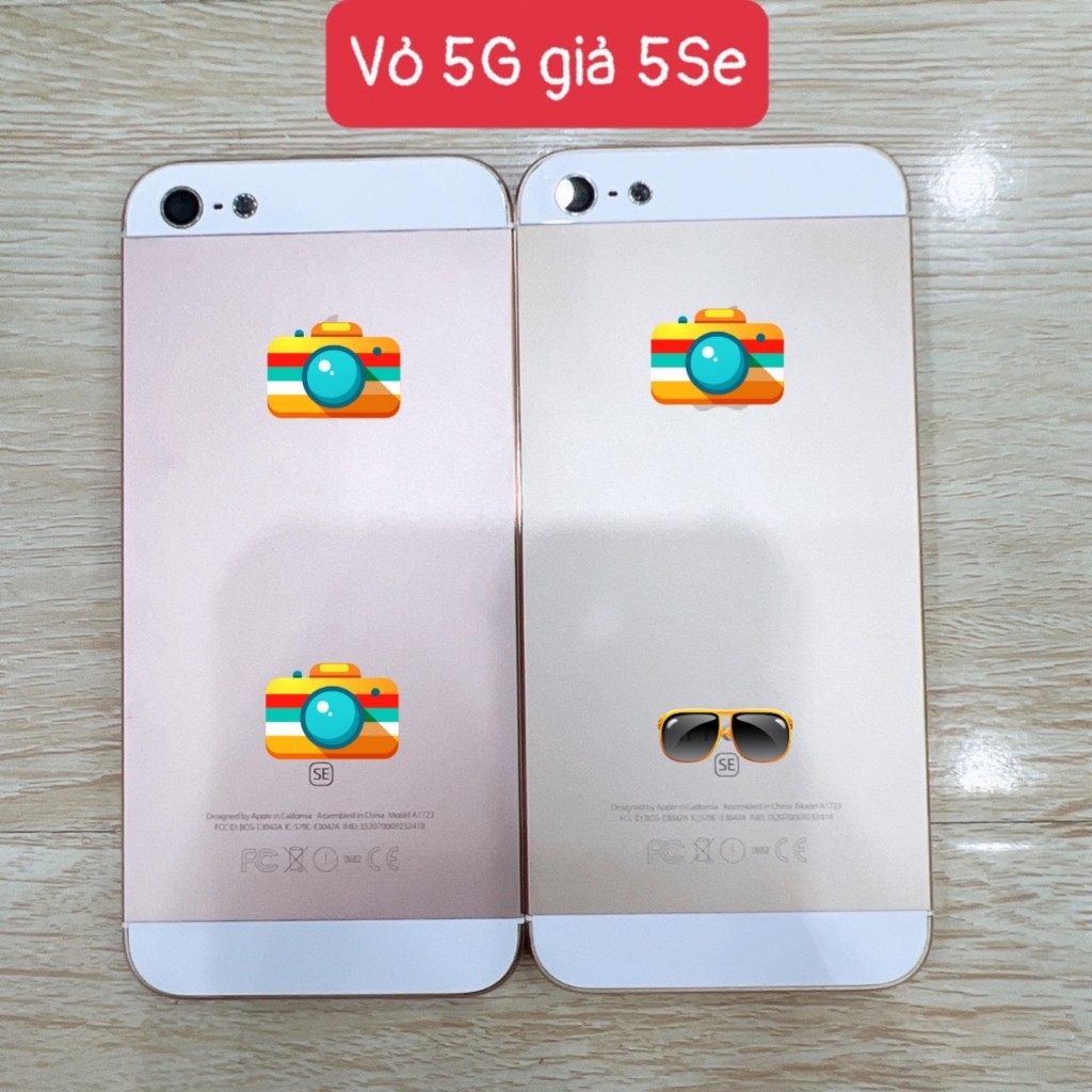 IP 5G - Lưng vỏ dành cho máy ip 5G giả 5SE - lưng pin - nắp pin - nắp lưng 5G độ 5SE