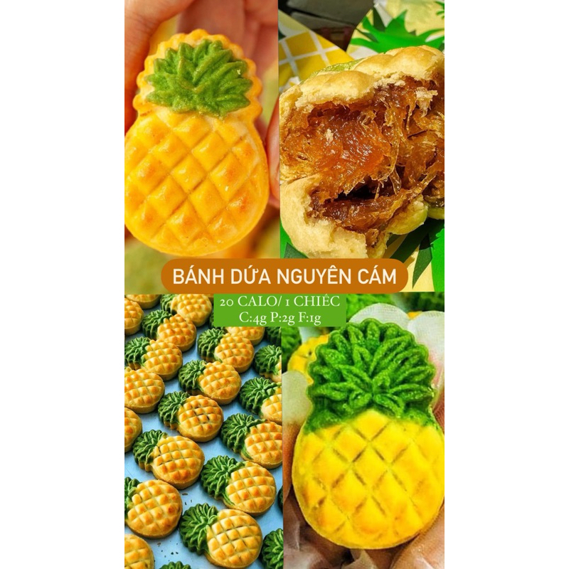 Bánh Dứa Nguyên Cám Healthy Eatclean Dành Cho Người Ăn Kiêng