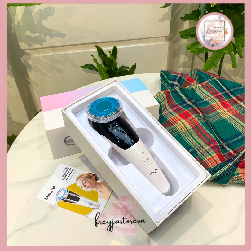 Máy Chăm Sóc Da Mặt Đẩy Tinh Chất inCor Ultrasonic Facial Ioniser Hàng Chính Hãng  - FREYJA.STORE