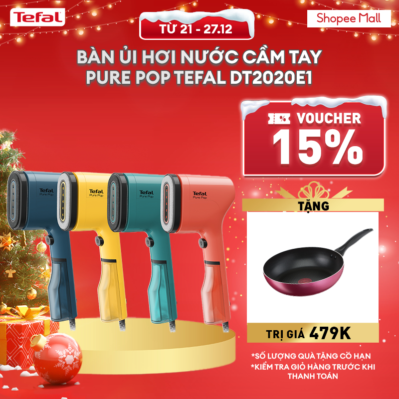 Bàn ủi hơi nước cầm tay Tefal Pure Pop - 1300W - 70ML