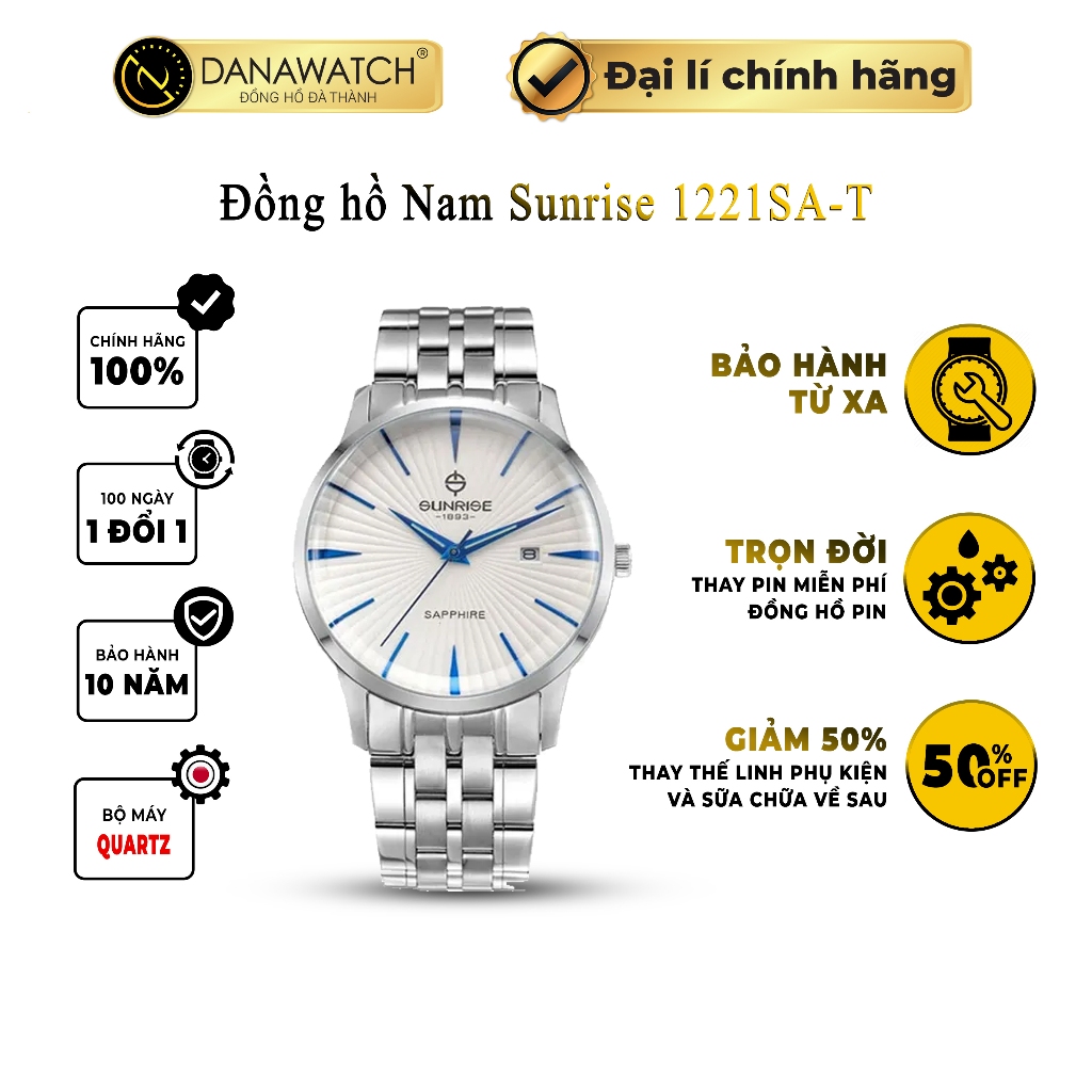 Đồng hồ Nam SR 1221SA-T chính hãng lịch lãm cuốn hút cho nam giới