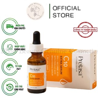 Serum sáng da mờ thâm pretasa vitamin c c10 cam - hàng chính hãng