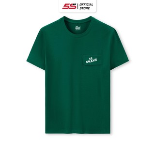  Áo Phông Nam Ngắn Tay 5S FASHION Chất Cotton, Thiết Kế In Túi Ngực Nổi Bật, Trẻ Trung (TSO23057)
