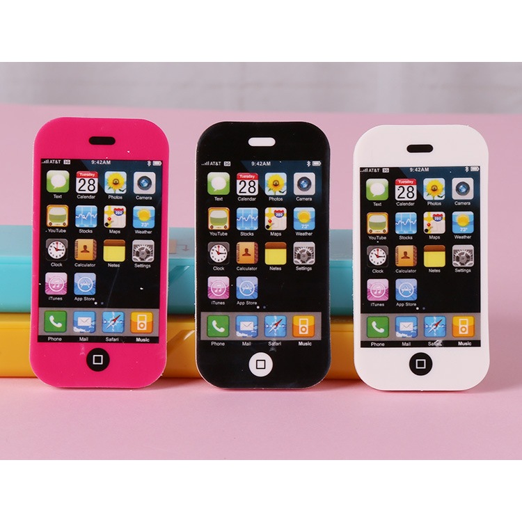 Gôm tẩy xóa bút chì hình điện thoại Iphone xinh xắn dễ thương dành cho học sinh văn phòng vẽ tranh phác thảo TAY002