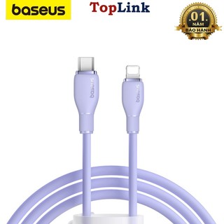 Cáp Sạc Nhanh Baseus IP PD 20w 27w Pudding Series Mềm Dẻo, Sạc Nhanh ở Nhiệt Độ Thấp - TopLink