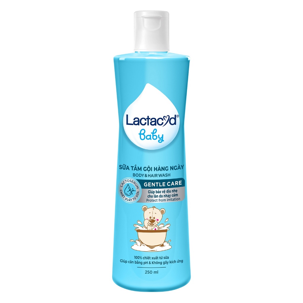 ✔️️️Sữa tắm an toàn cho em bé Lactacyd BB Baby Gentle Care 250ml