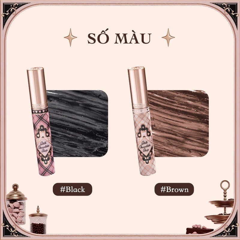 Chuốt mi FLOWER KNOWS Chocolate Series Mascara