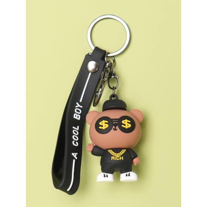 Móc khóa cute - Móc khoá hình gấu rich kids