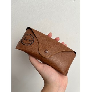 Bao Da Đựng Kính RB 2 Màu ( Nâu - Đen )