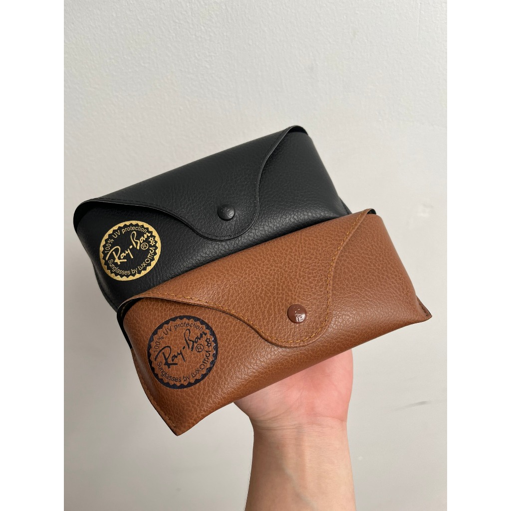 Bao Da Đựng Kính RB 2 Màu ( Nâu - Đen )
