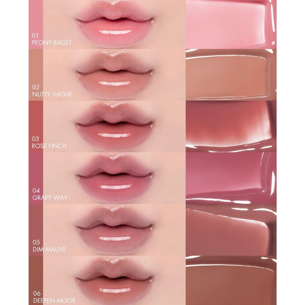 Son bóng Romand Glasting Color Gloss 4g