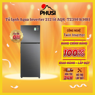 [AQR-T239FA(HB)] - [MIỄN PHÍ GIAO LẮP] - Tủ lạnh Aqua Inverter 212 lít AQR-T239FA(HB)