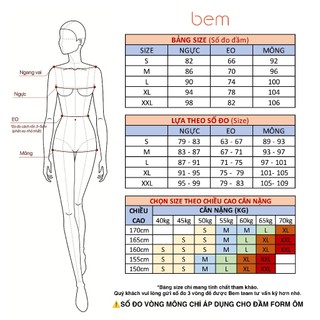 Váy dây đuôi cá, nơ lưng Bem (DR262)