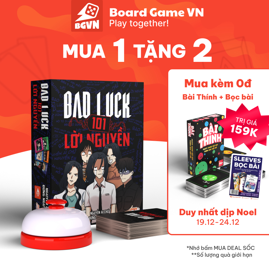 Bad Luck: 101 lời nguyền| Board game chuyển thể từ truyện tranh