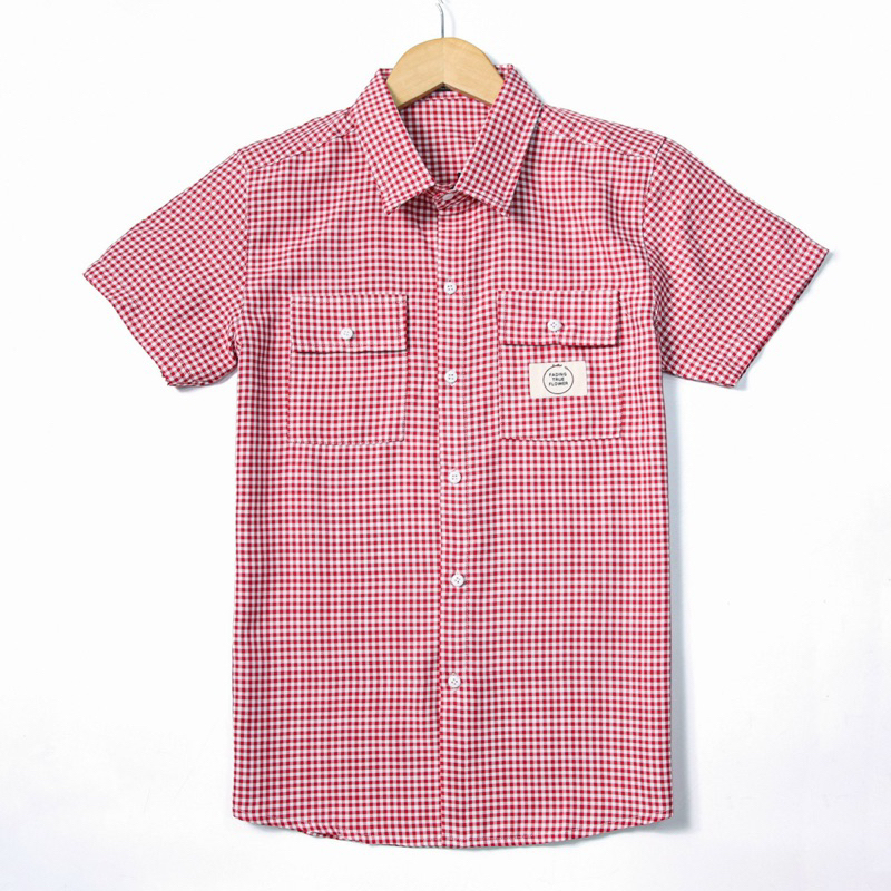 ÁO SƠ MI NAM KẺ SỌC CARO TAY DÀI PHỐI TÚI NẮP SMTD