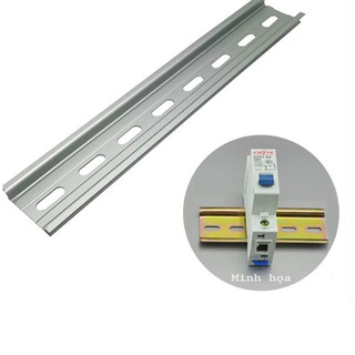 Thanh din rail, ray nhôm cài aptomat, khởi động từ, timer, nhôm cao cấp siêu cứng
