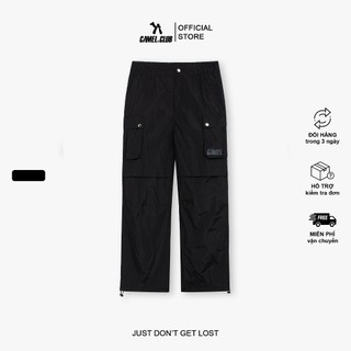 CAMEL CLUB | Quần gió SHELL PANTS ống rộng cho nam nữ chất liệu vải gió có túi hộp in logo