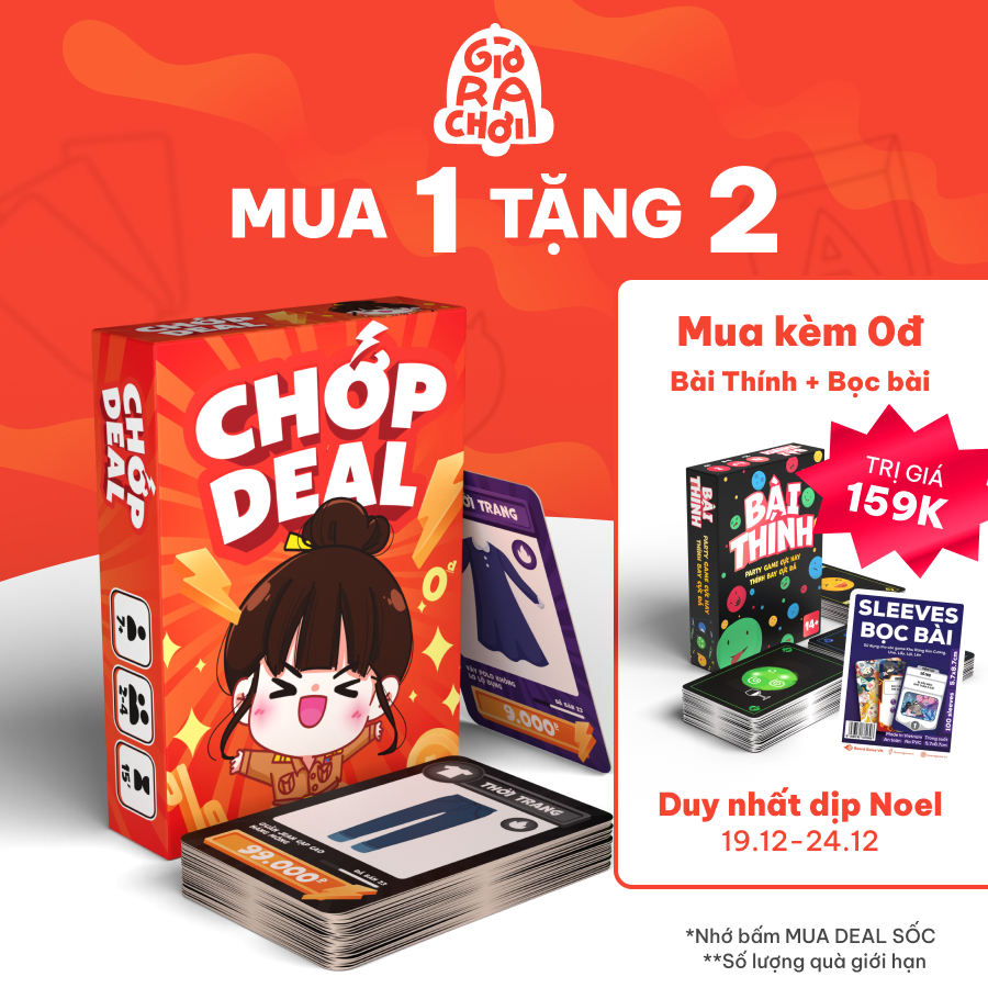 CHỚP DEAL | Boardgame, party game, game thẻ bài | Săn deal ngon nhanh như chớp!