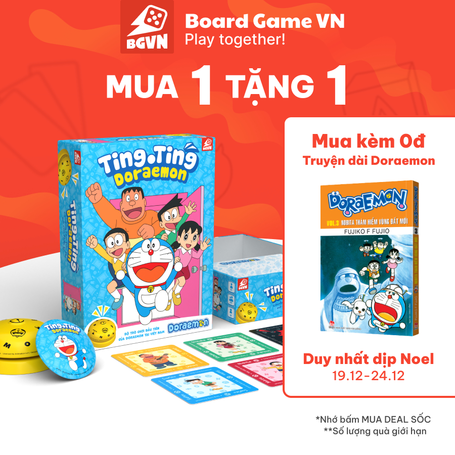 Board Game VN - Ting Ting Doraemon: Bộ trò chơi Doraemon chính thức đầu tiên tại Việt Nam