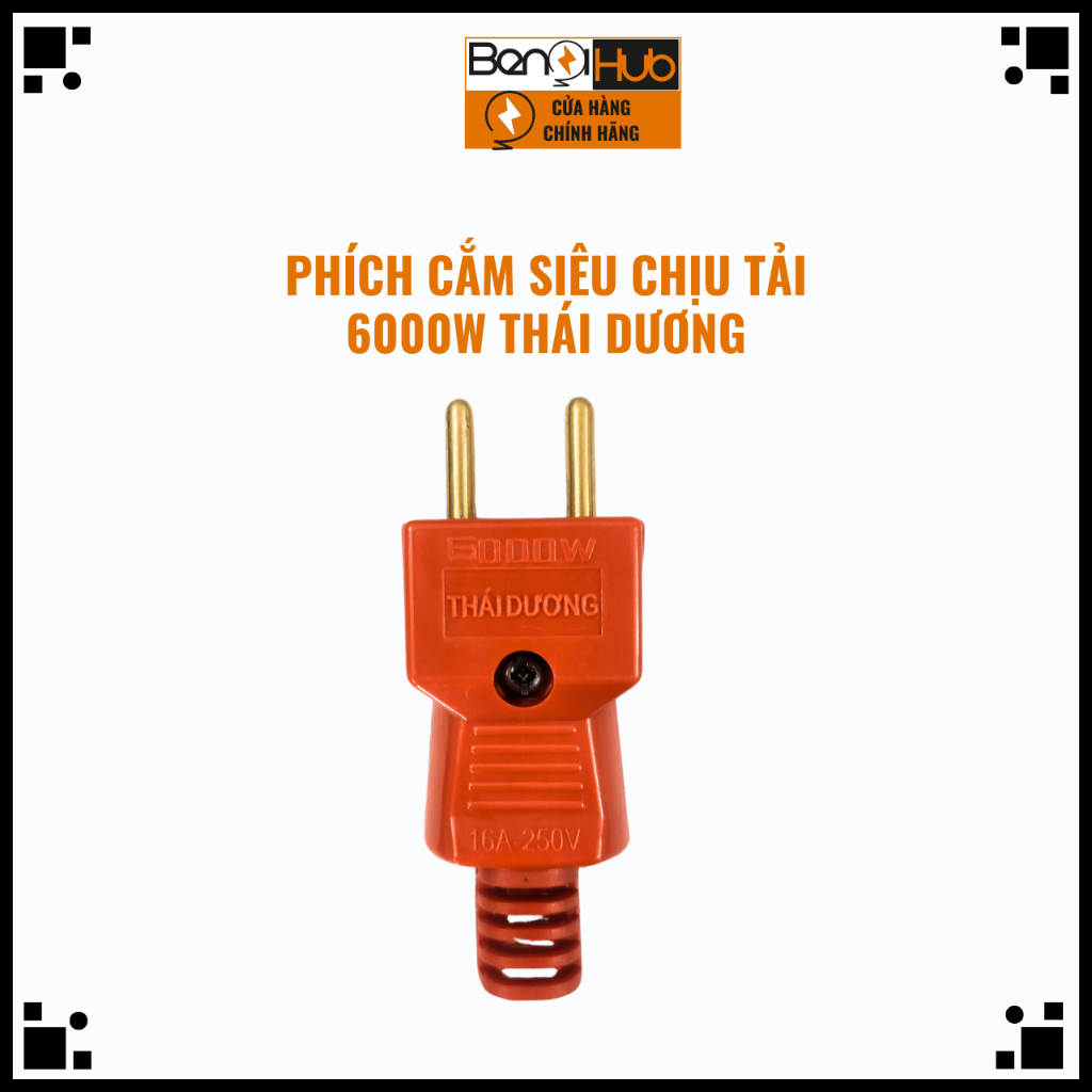 Phích cắm chịu tải 6000W THÁI DƯƠNG, Phích cắm công nghiệp 6000w