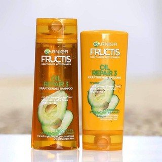Dầu gội + xả fructis bơ dùng cho tóc khô 250ml